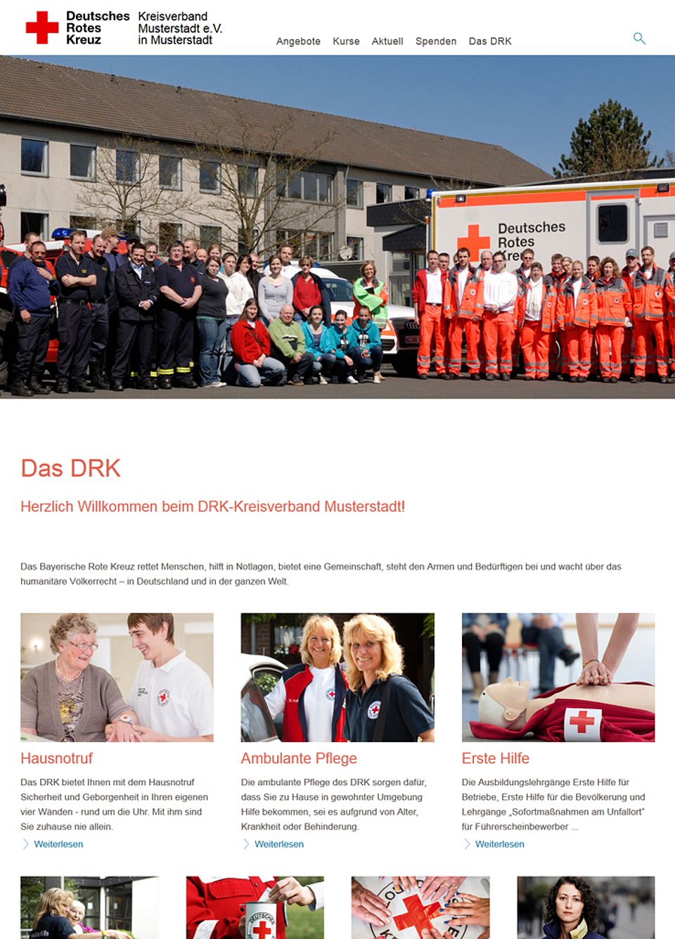 Fertige Seite zum Ausdrucken