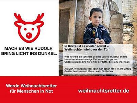Weihnachtskampagne "Werde Weihnachtsretter mit dem DRK