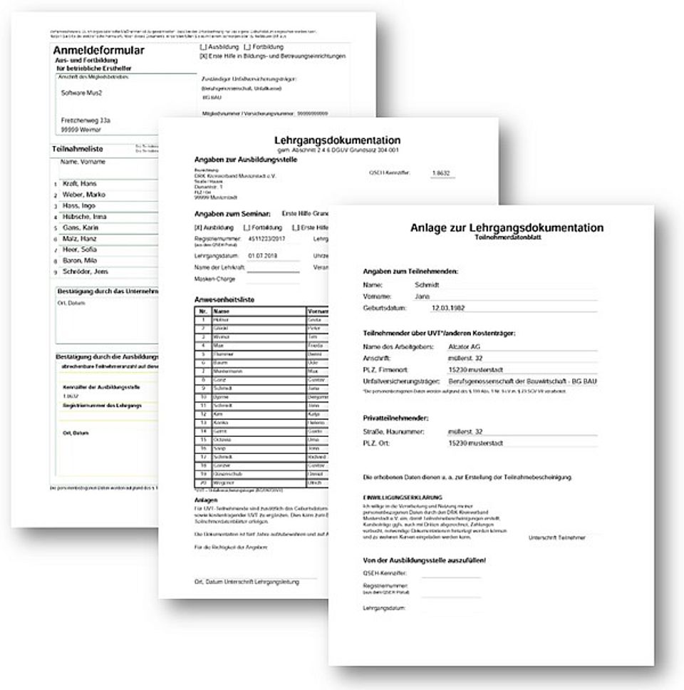 BG-Anmeldeformular ohne Geburtsdatum 