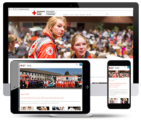 Die neue DRK-Mustervorlage im responsive Design für Handy, Tablet und PC