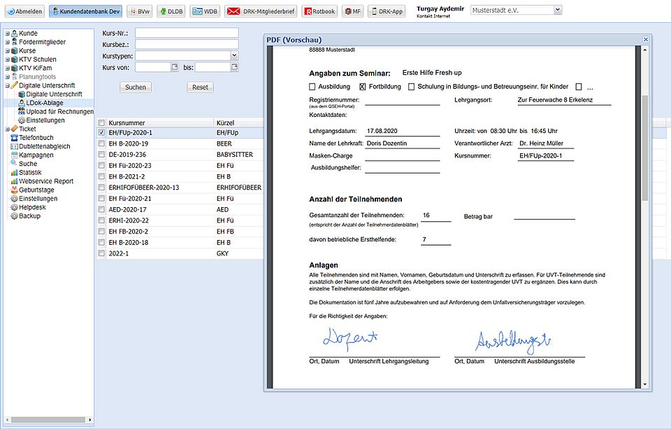 Digitale Unterschrift (DU)