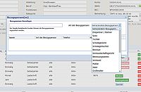Nur bereits bestehende Kunden können als Bezugspersonen zugeordnet werden.