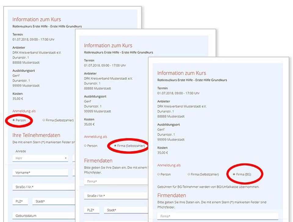 Extension bitte auswechseln: neue Onlineformulare für KTV