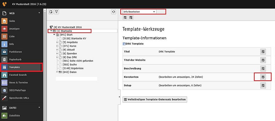 Textliche Änderungen in der Extension machen
